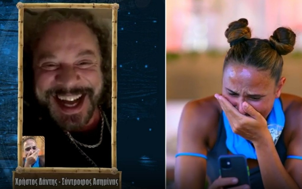 Survivor – Η συγκίνηση και τα κλάματα της Ασημίνας όταν αντίκρισε τον Χρήστο Δάντη (vids)