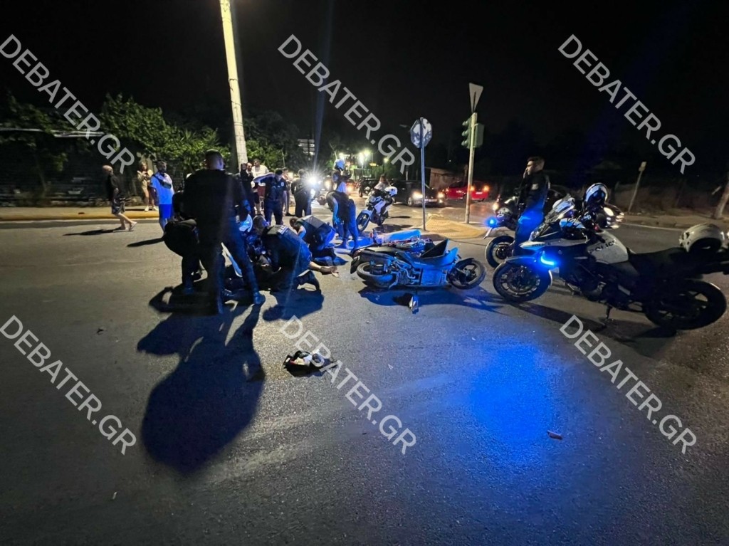 Σοβαρό τροχαίο με δυο μηχανάκια στο Ίλιον – Η σωτήρια επέμβαση της ομάδας ΔΙΑΣ (vid)