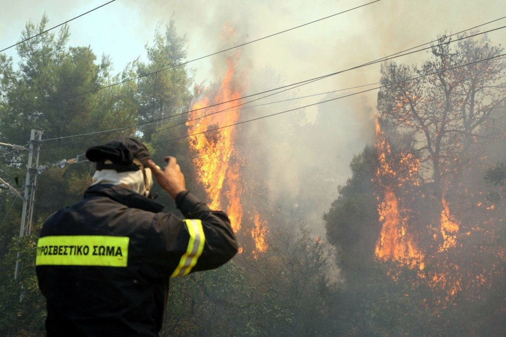 Φωτιά τώρα στο Τεμπλόνι Κέρκυρας – Επί τόπου η Πυροσβεστική