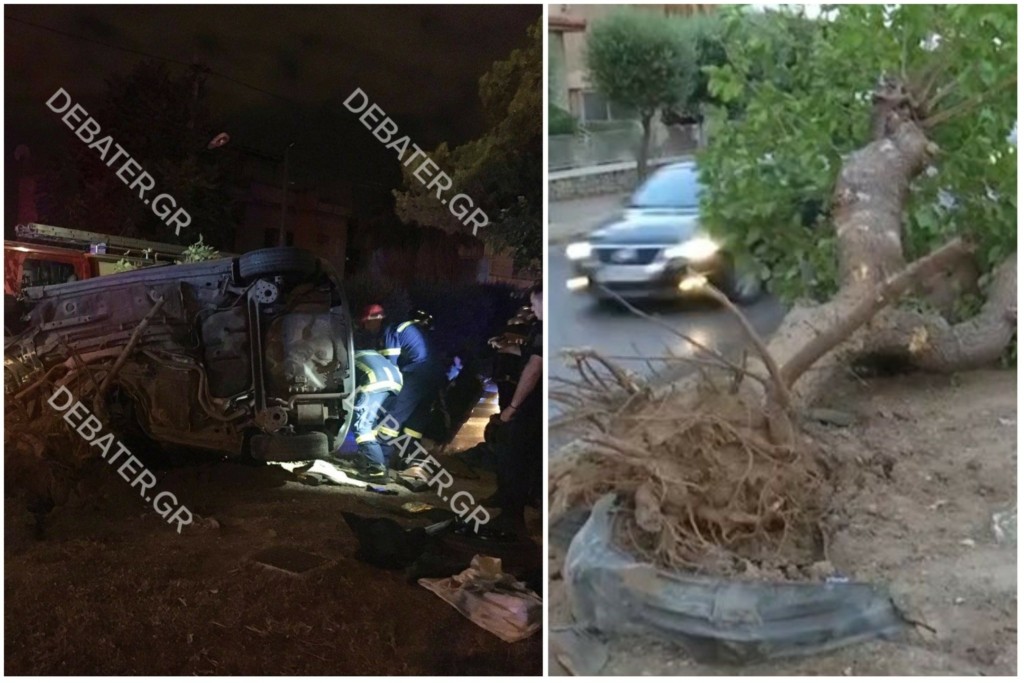 Οδύνη για τον 18χρονο που σκοτώθηκε στο Χαλάνδρι – Πώς το ΙΧ καρφώθηκε στο δέντρο – “Ακούσαμε το μπαμ” (pics&vid)