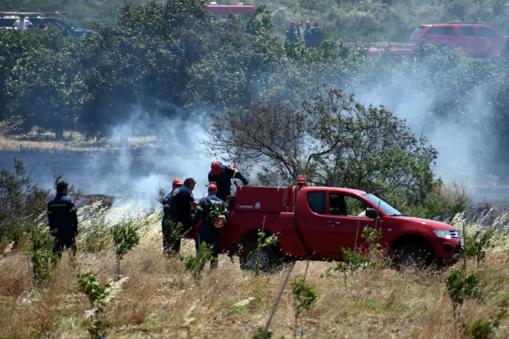 Φωτιά ΤΩΡΑ στο Ηράκλειο Κρήτης