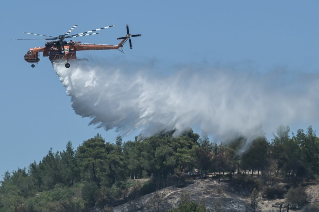 Σε ύφεση οι φωτιές στις περιοχές Ροδιά και Σμέρνα