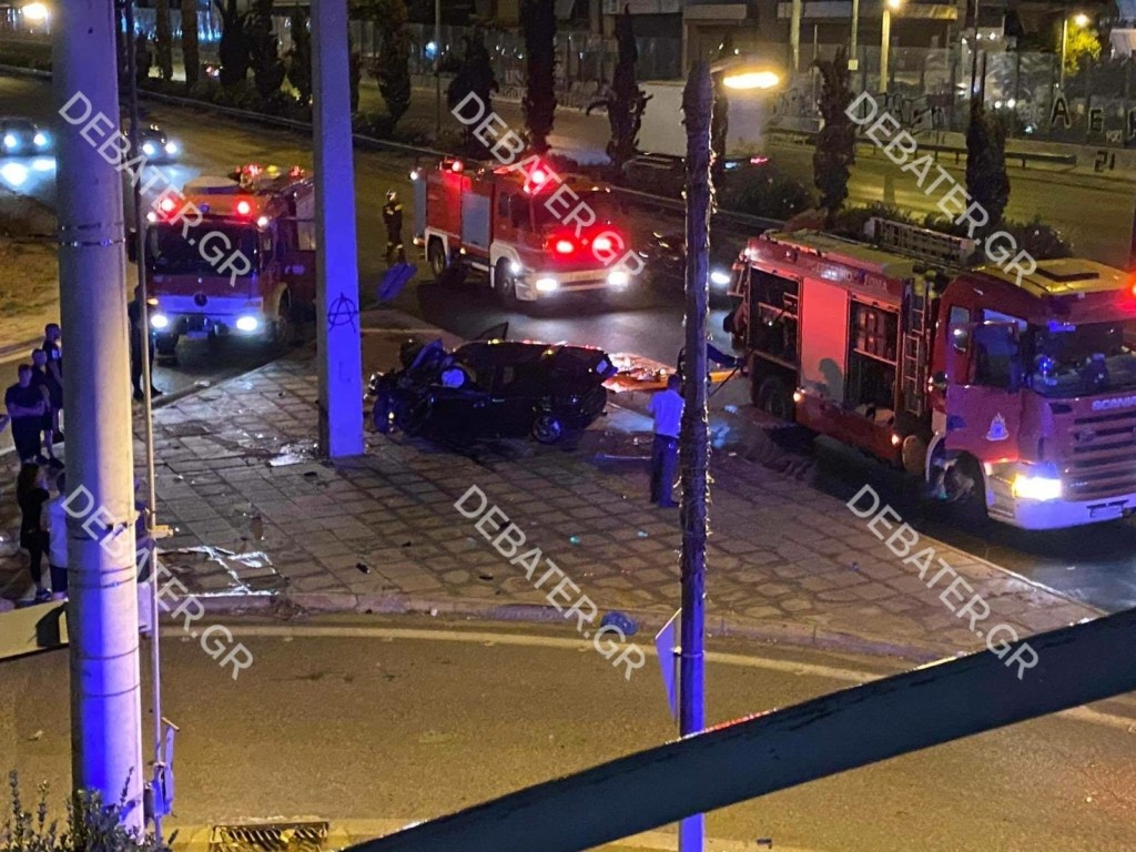 Δύο σοβαρά τροχαία τα ξημερώματα στην Αθήνα – Σε κρίσιμη κατάσταση δύο άτομα (vids)