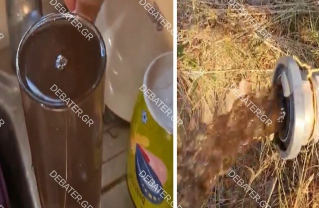 Κάτοικοι στην Ανδραβίδα Κυλλήνης εκπέμπουν SOS – “Ανοίγουμε τις βρύσες μας και βγαίνει λάσπη” (pics&vid)