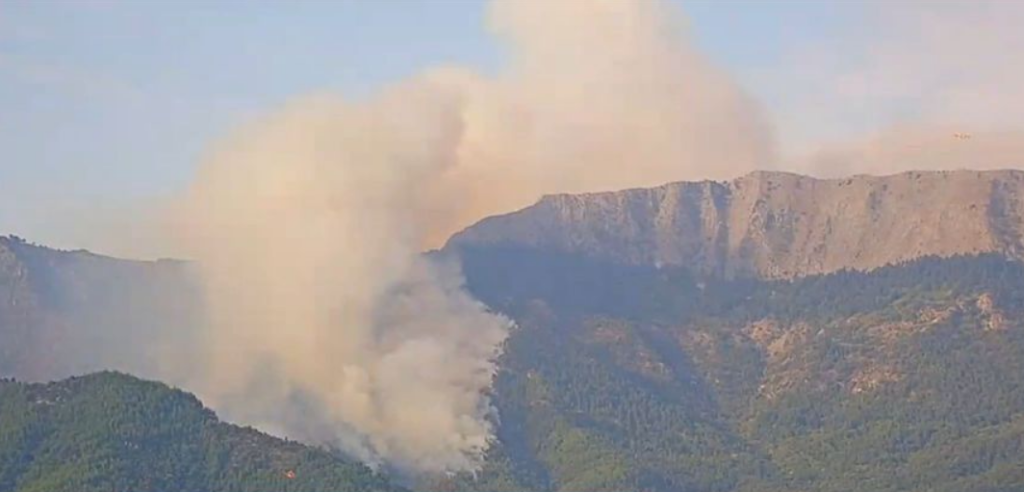 Αναζωπυρώθηκε το πύρινο μέτωπο στην Ποταμιά της Θάσου – Ορατές στην Ξάνθη οι φλόγες (pics&vid)
