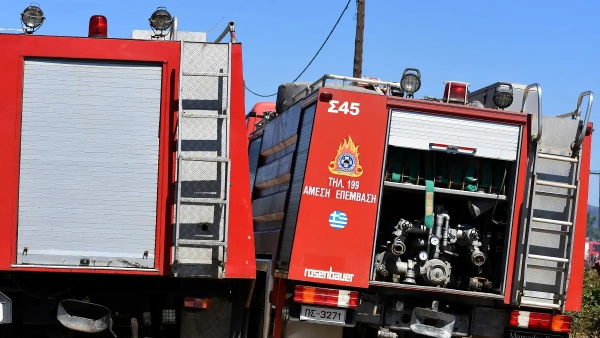 Θεσσαλονίκη: Φωτιά σε φορτηγό που μετέφερε ψυκτικό υγρό