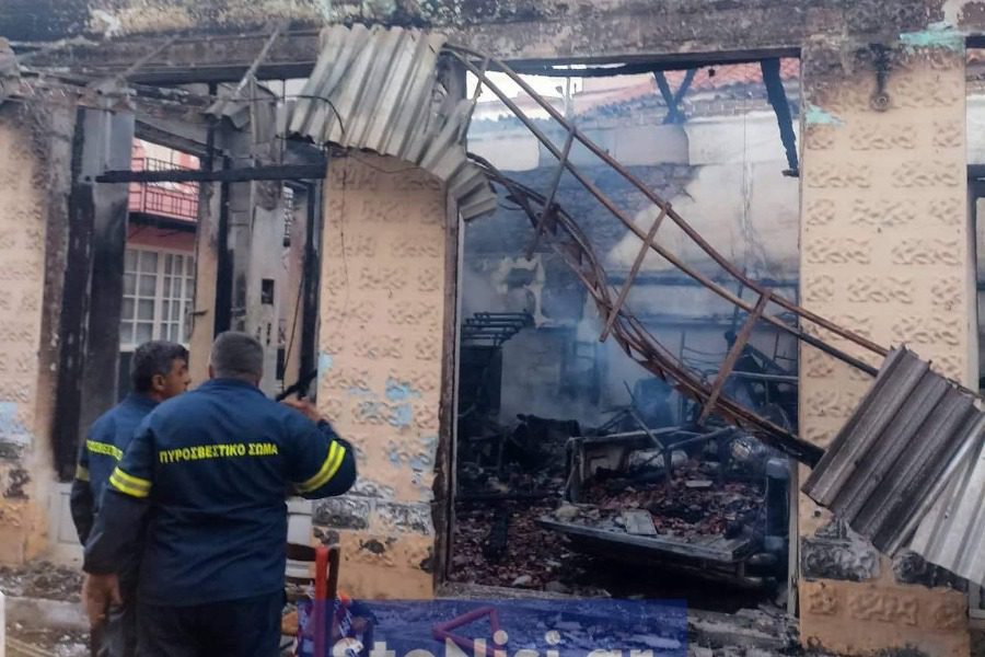Παραλίγο να κάψει ζωντανό τον αδελφό του ο 71χρονος στη Λέσβο – “Πρόλαβα και βγήκα έξω” (pics&vid)