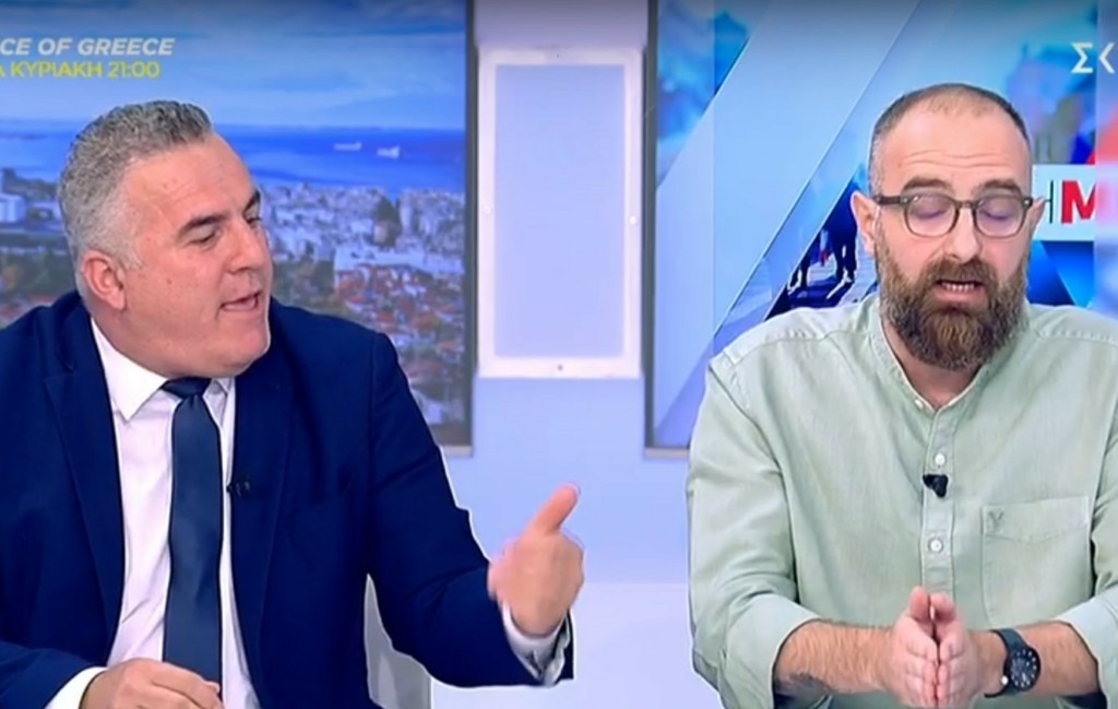 Μπάχαλο στο studio του ΣΚΑΙ – “Πάλι κουταμάρες λες και πάλι άσχετα” (vid)