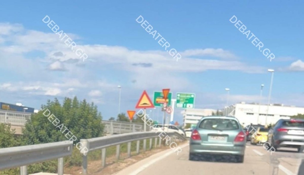 Τροχαίο ατύχημα με δύο τραυματίες κοντά στο αεροδρόμιο “Ελ. Βενιζέλος”