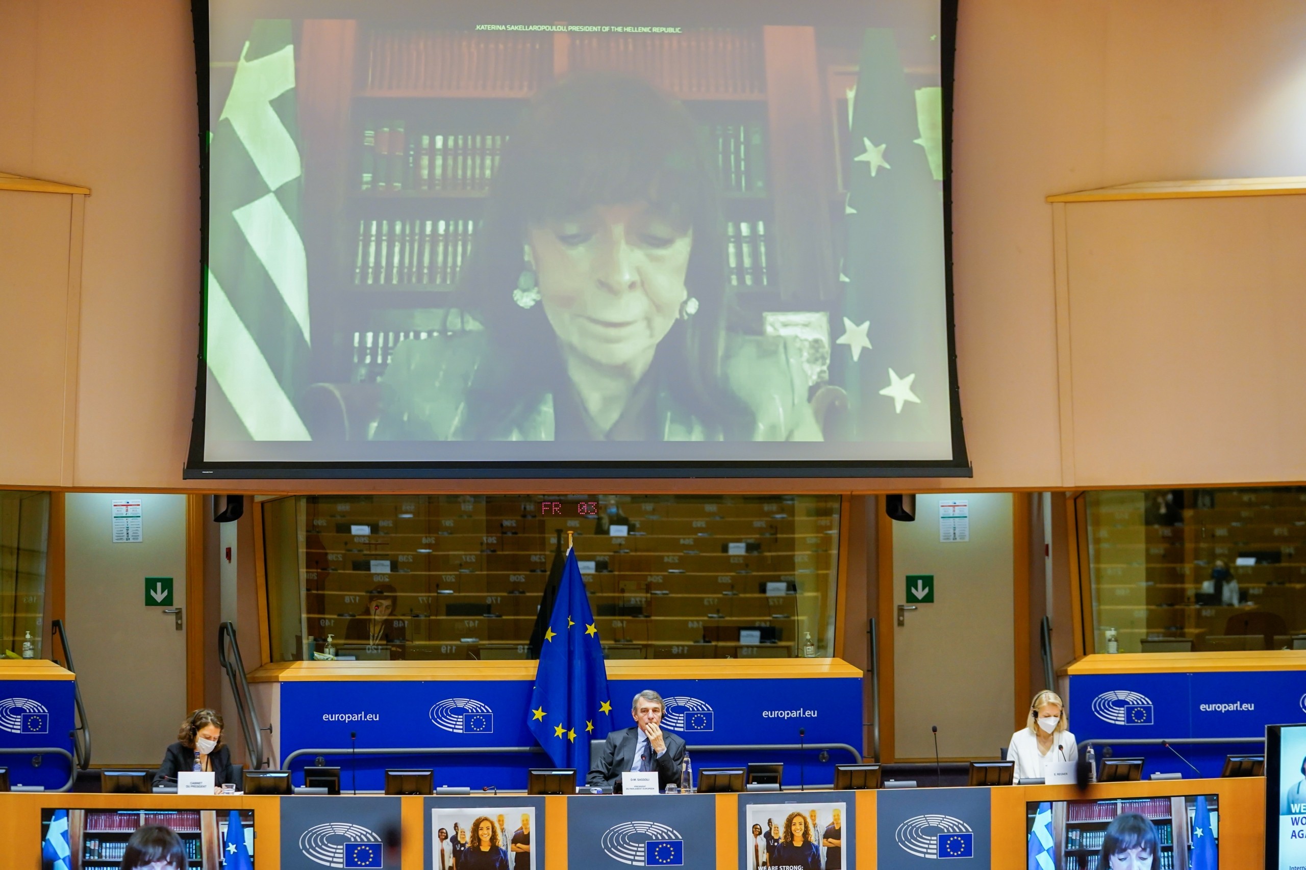 Η Σακελλαροπούλου ζητά κοινή ευρωπαϊκή δράση για το μεταναστευτικό