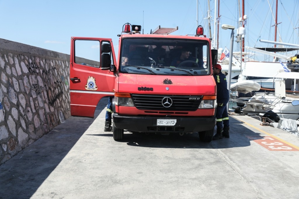 Πυρκαγιά σε κτίριο στο κέντρο της Αθήνας