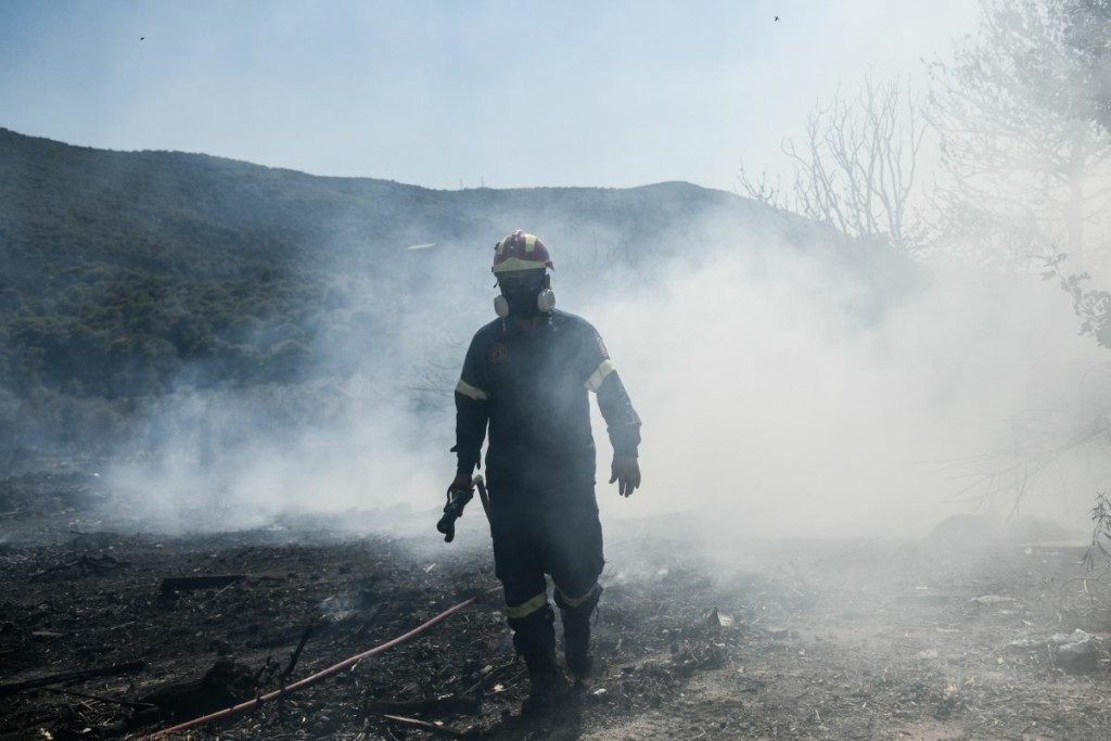 Μεγάλη φωτιά στην περιοχή Σπιάντζα – Γέμισε στάχτες ο Πύργος