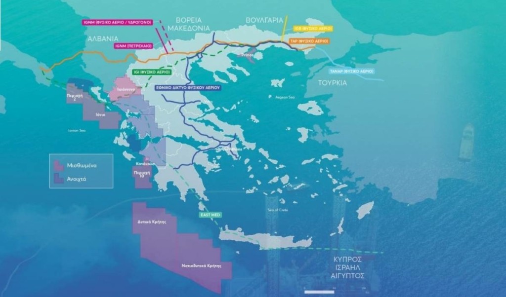 Ο “χάρτης” των ερευνών για φυσικό αέριο και πετρέλαιο – Γεώτρηση στα Ιωάννινα, εξέδρα στον Πρίνο, στο “μικροσκόπιο” Κρήτη – Ιόνιο