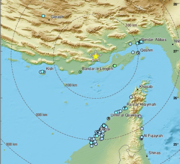 Σεισμός 5,6 Ρίχτερ στο Ντουμπάι, ταρακούνησε και το Ιράν