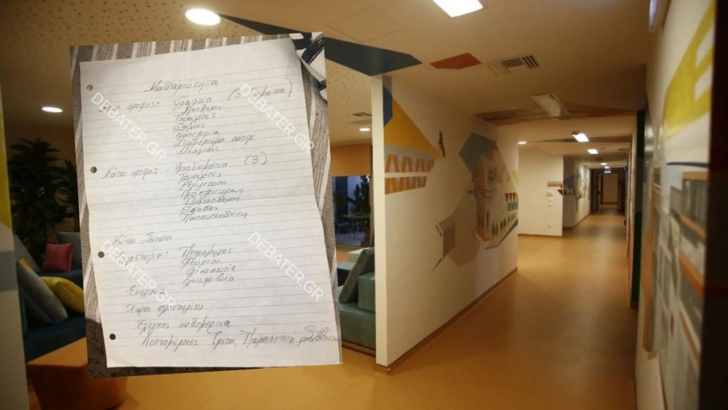 Αποκάλυψη DEBATER για την “Κιβωτό” – Το εξαντλητικό πρόγραμμα των μικρών παιδιών (Έγγραφο)
