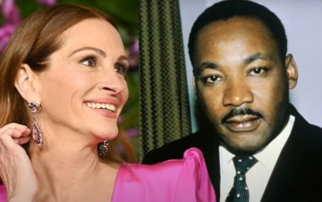 Ο άγνωστος δεσμός της Julia Roberts με τον Martin Luther King (vid)