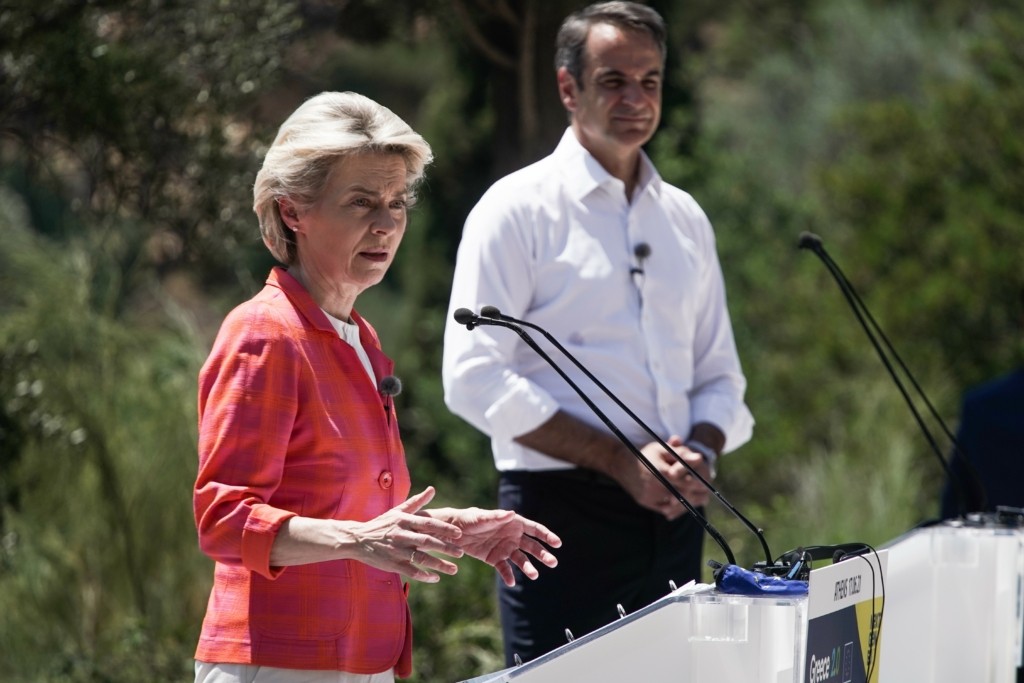 Μητσοτάκης και Φον ντερ Λάιεν τα είπαν για την ενεργειακή κρίση – Ικανοποιημένη η επικεφαλής της Κομισιόν