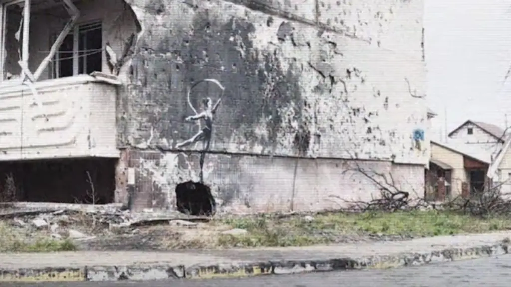 Ο Banksy ανακηρύχθηκε επίτιμος πολίτης του Ιρπίν στην Ουκρανία (pics)