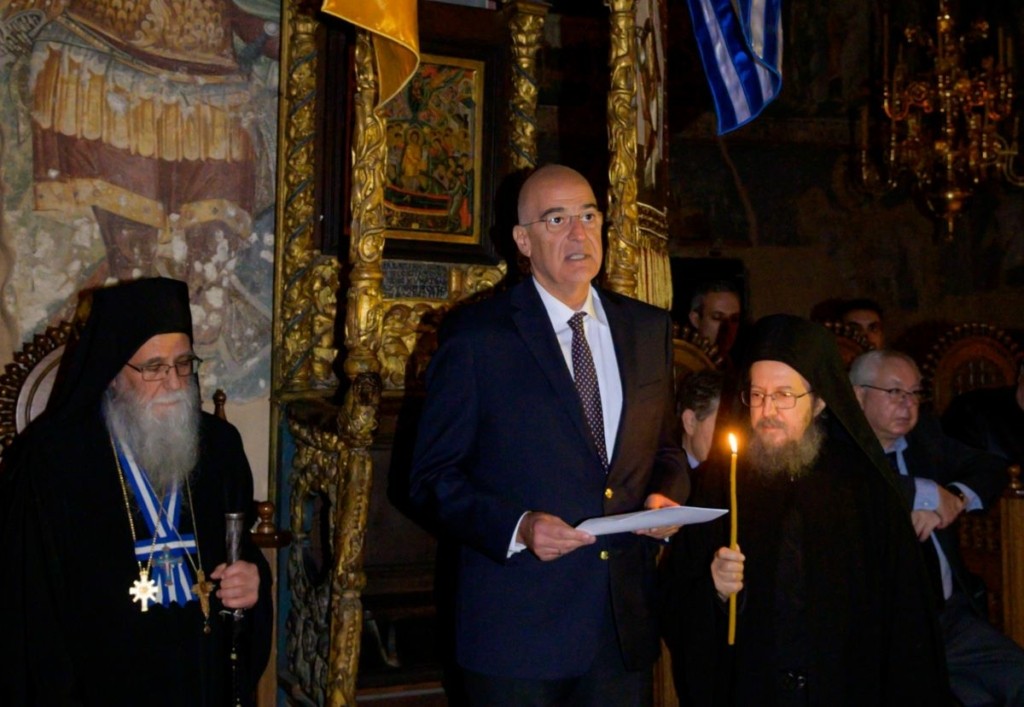 Ο Δένδιας στο Άγιο Όρος – “Η κιβωτός της Ορθοδοξίας είναι άξια κάθε στήριξης”