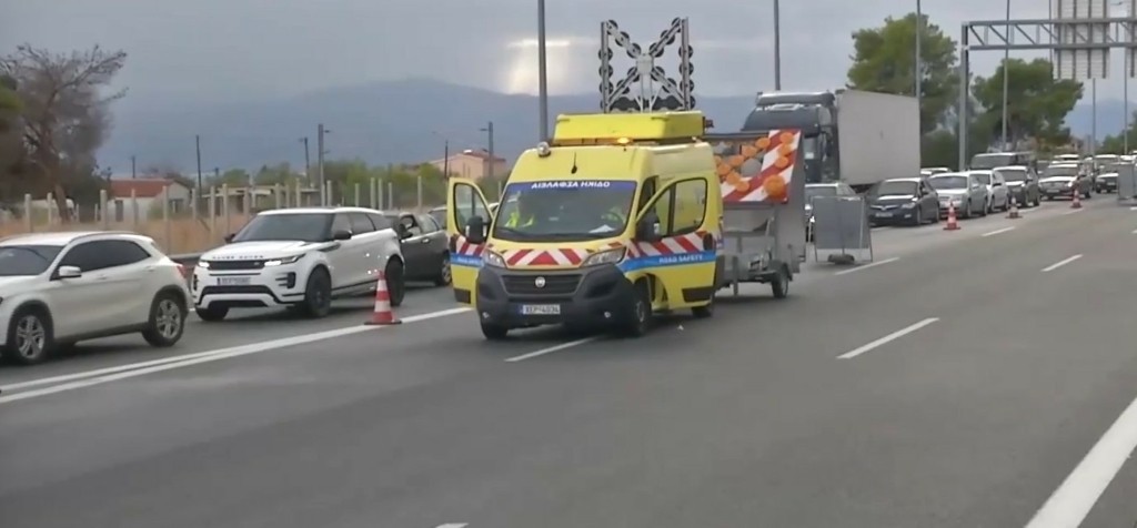Μόνο η δεξιά λωρίδα θα δοθεί στην κυκλοφορία στην Αθηνών – Κορίνθου – Μάχη με το χρόνο δίνουν τα συνεργεία