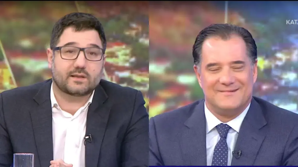 Άγρια κόντρα Ηλιόπουλου – Γεωργιάδη στον αέρα εκπομπής – “Είσαι κλόουν” (vid)