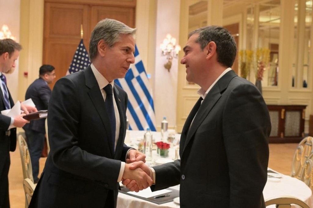 Τσίπρας σε Μπλίνκεν – “Οι ΗΠΑ να στηρίξουν το διάλογο με Τουρκία με δύο σαφείς κόκκινες γραμμές”