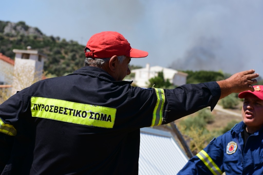 Οριοθετήθηκε η φωτιά στο Παλιούρι Χαλκιδικής