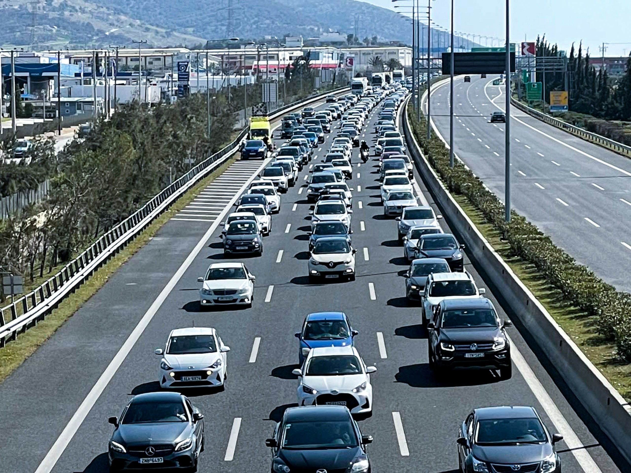 Κλείνει το βράδυ της Δευτέρας είσοδος της Αττικής Οδού – Πόσο θα κρατήσει
