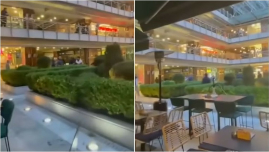 Άγρια συμπλοκή σε εμπορικό κέντρο στη Θεσσαλονίκη – Επιτέθηκαν με καρέκλες (vid)