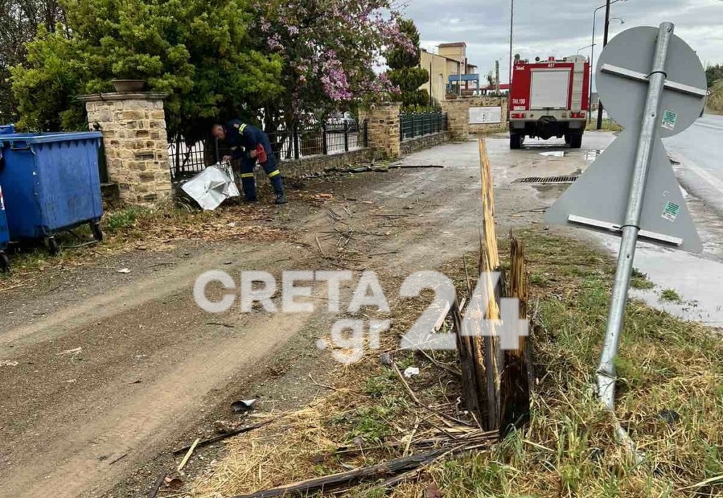 Θανατηφόρο τροχαίο στο Ηράκλειο – Σοκάρουν οι εικόνες από το σημείο