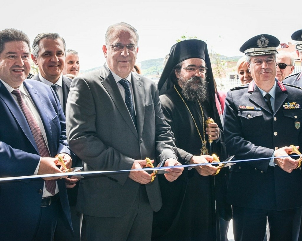 Το νέο Αστυνομικό Μέγαρο Καστοριάς εγκαινίασε ο Υπουργός Προστασίας του Πολίτη Τάκης Θεοδωρικάκος
