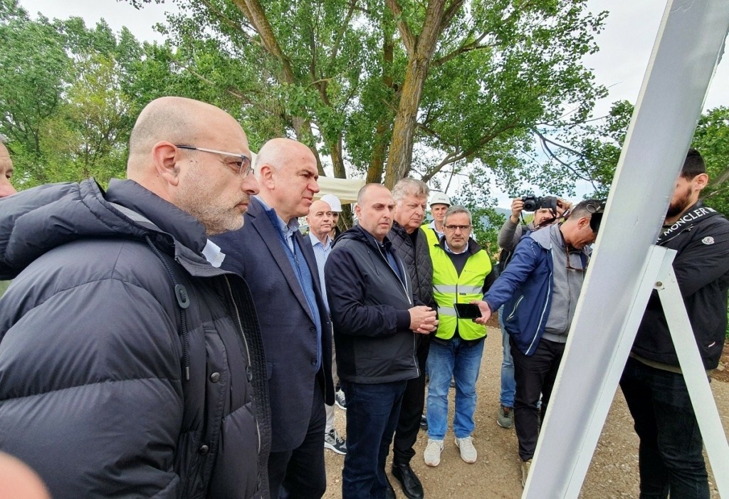 Επιθεώρησε έργα για την κατασκευή νέων οδικών αξόνων της Εγνατίας Οδού ο Καραγιάννης