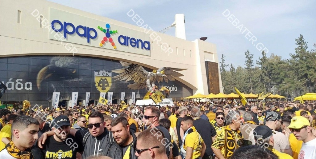 ΑΕΚ: Πανέτοιμη για τη μεγάλη βραδιά – «Πάρτι» από νωρίς στην OPAP Arena