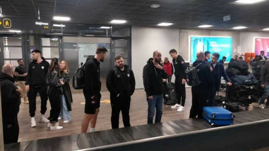 Ολυμπιακός: Έφτασε η αποστολή στο Κάουνας και στοχεύει για το 4ο (vid)