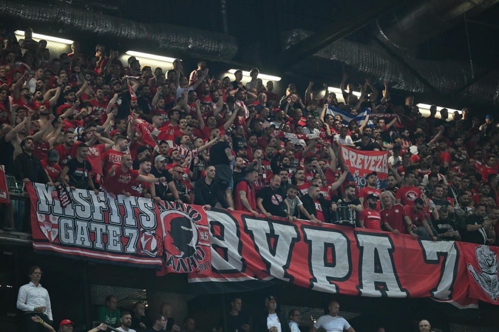 Γίνεται «ερυθρόλευκο» το Κάουνας για τον μεγάλο τελικό του Final Four – Άλλοι 2.500 οπαδοί του Ολυμπιακού φτάνουν την Κυριακή