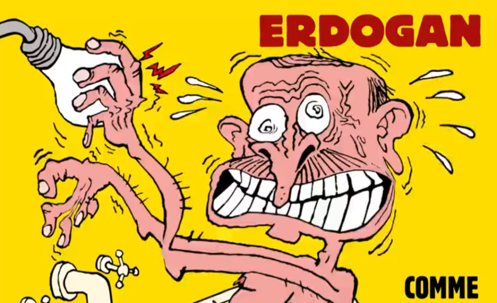 Αντιδράσεις για το εξώφυλλο του Charlie Hebdo με τον Ερντογάν – Η μακάβρια αναφορά