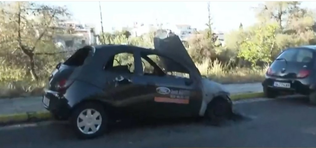 Εμπρησμός σε αντιπροσωπεία αυτοκινήτων στο Γαλάτσι (vid)