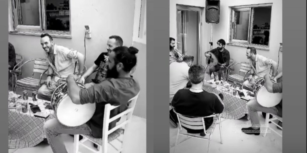 Πάνος Μουζουράκης: Παντρεύεται σήμερα στην Αίγινα με την Μαριλού Κοζάρη – Το pre-wedding  γλέντι (pics)
