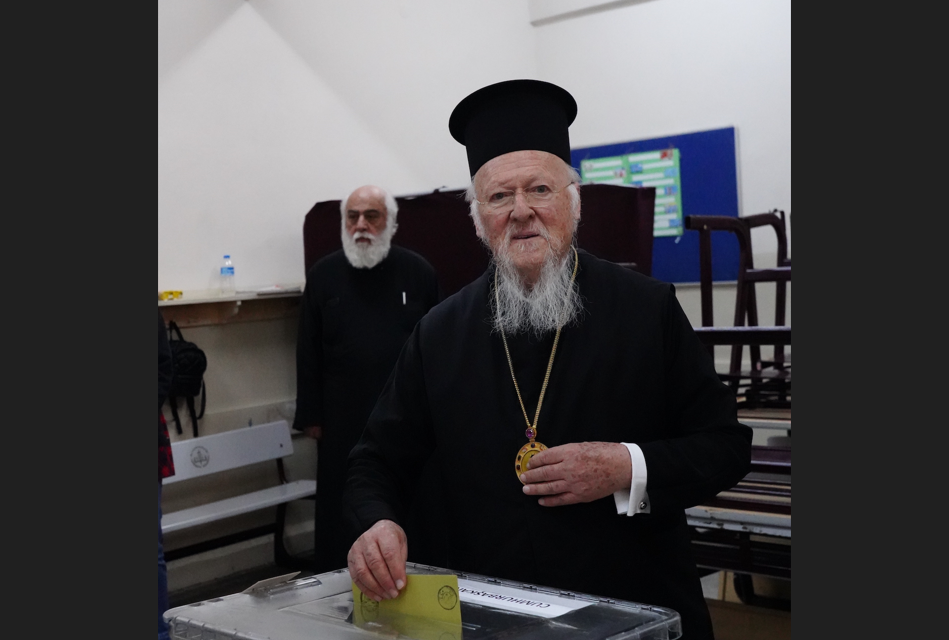 Εκλογές στην Τουρκία: Ψήφισε ο Οικουμενικός Πατριάρχης Βαρθολομαίος