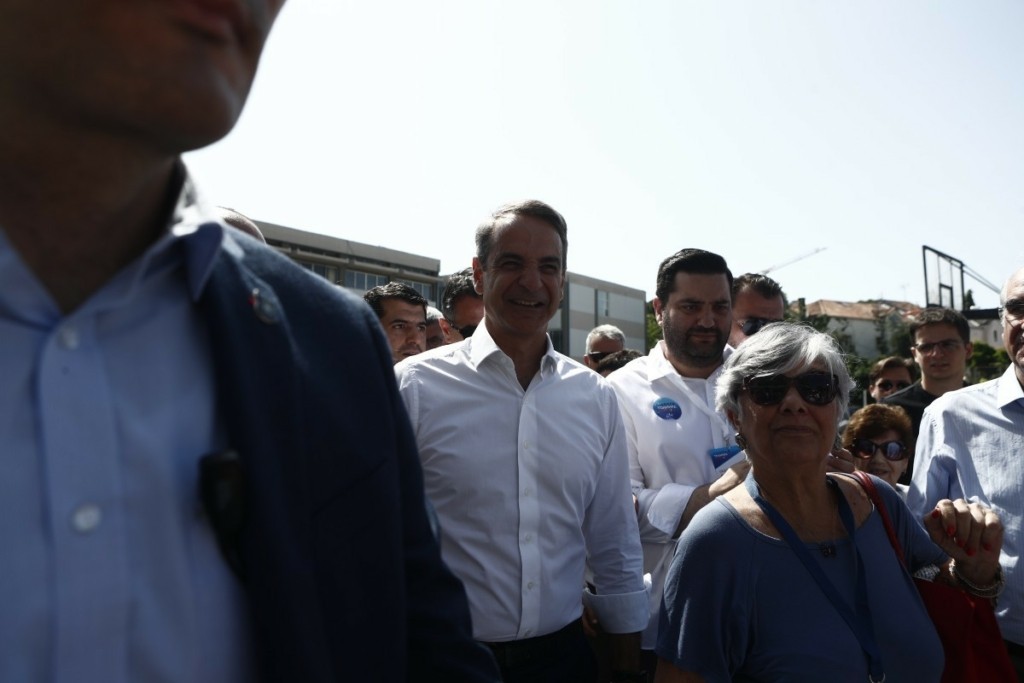 Ο Κυριάκος Μητσοτάκης ψήφισε στην Κηφισιά – «Ψηφίζουμε για να αποκτήσει ο τόπος μια σταθερή κυβέρνηση»