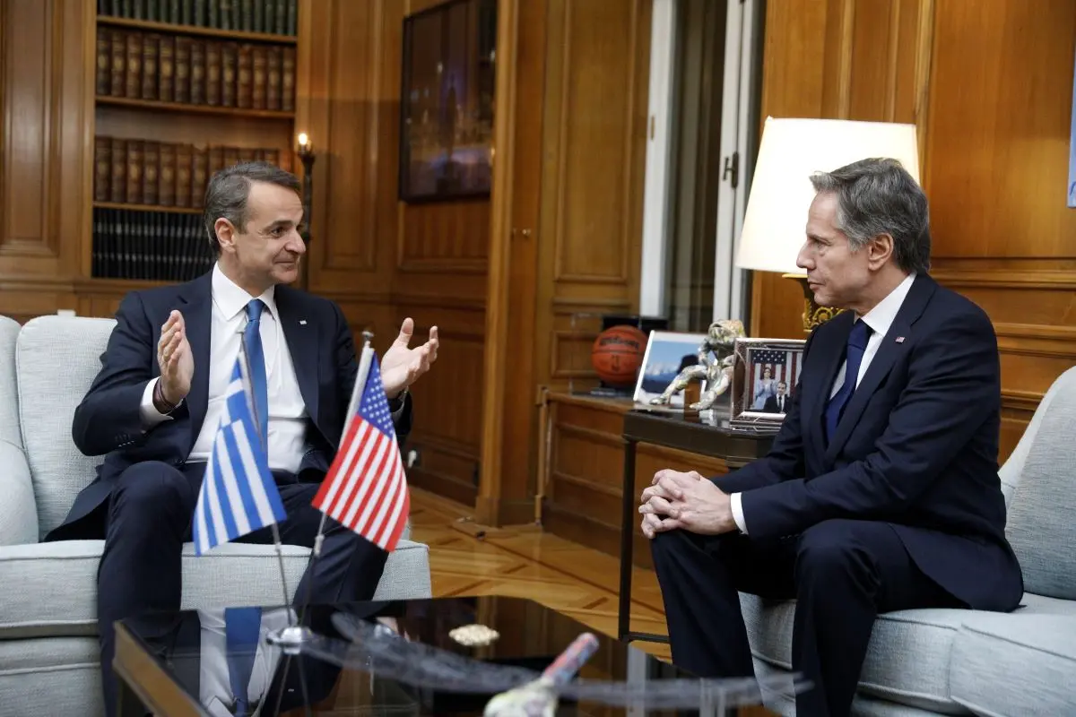 Τηλεφωνική επικοινωνία Μητσοτάκη – Μπλίνκεν – Τι συζήτησαν
