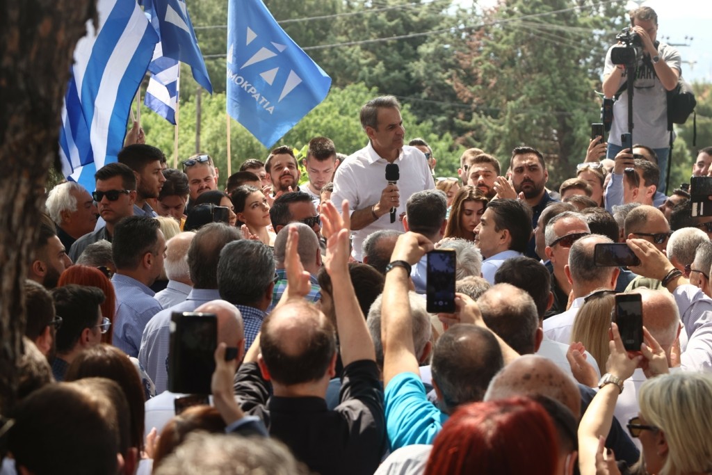 Μητσοτάκης από Ωραιόκαστρο: Να συμπιέσουμε κομματίδια που ξαφνικά βγήκαν στον αφρό