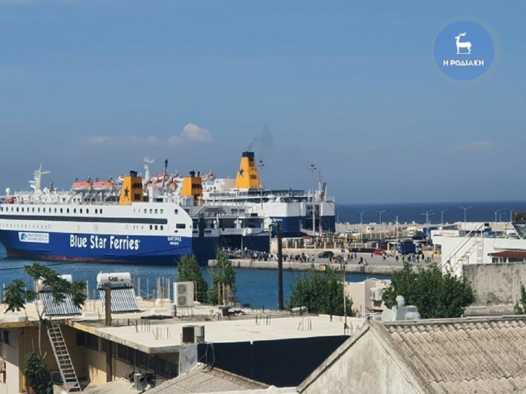 Μεγάλη ταλαιπωρία για δεκάδες επιβάτες στην Ρόδο – Τηλεφώνημα για βόμβα σε δύο πλοία