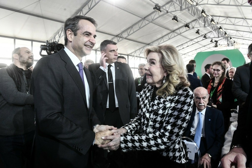 Αποχαιρέτησε την Μαριάννα Βαρδινογιάννη ο Κυριάκος Μητσοτάκης