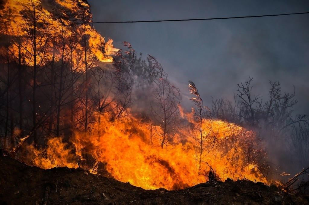 H πύρινη κόλαση επέστρεψε στη Μαγνησία – Νέα μηνύματα του 112 για εκκενώσεις οικισμών – Η εικόνα σε Ρόδο, Κέρκυρα, Κάρυστο