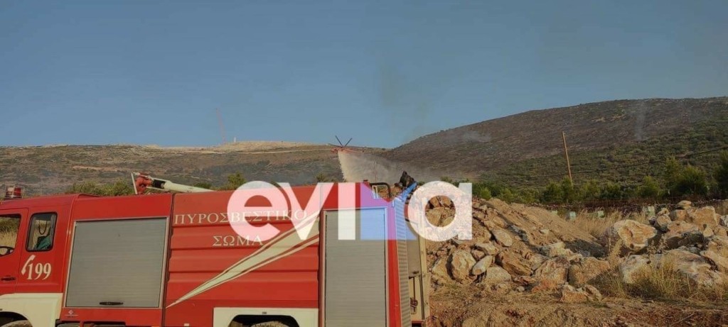 Μαίνεται η φωτιά στο Αλιβέρι: Καλύτερη η εικόνα – Απογειώθηκαν εναέρια μέσα (pics&vids)