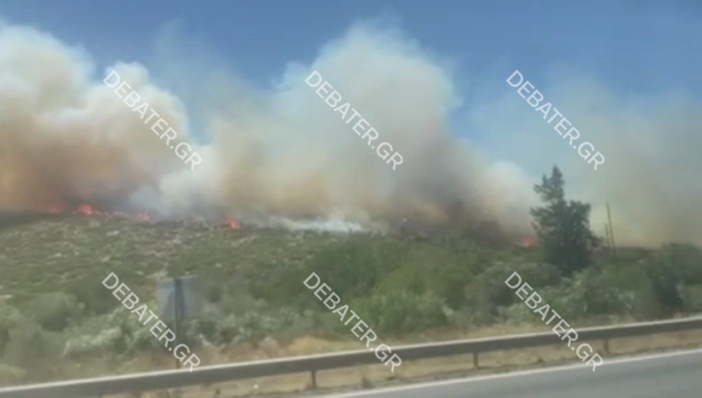 Φωτιά ΤΩΡΑ στον Νέο Κουβαρά – Εκκενώνεται ο οικισμός Χελώνι – Δείτε βίντεο
