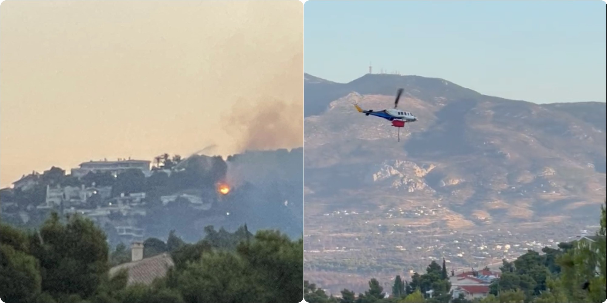 Συναγερμός για φωτιά στην Κηφισιά κοντά σε σπίτια – Τέθηκε γρήγορα υπό έλεγχο