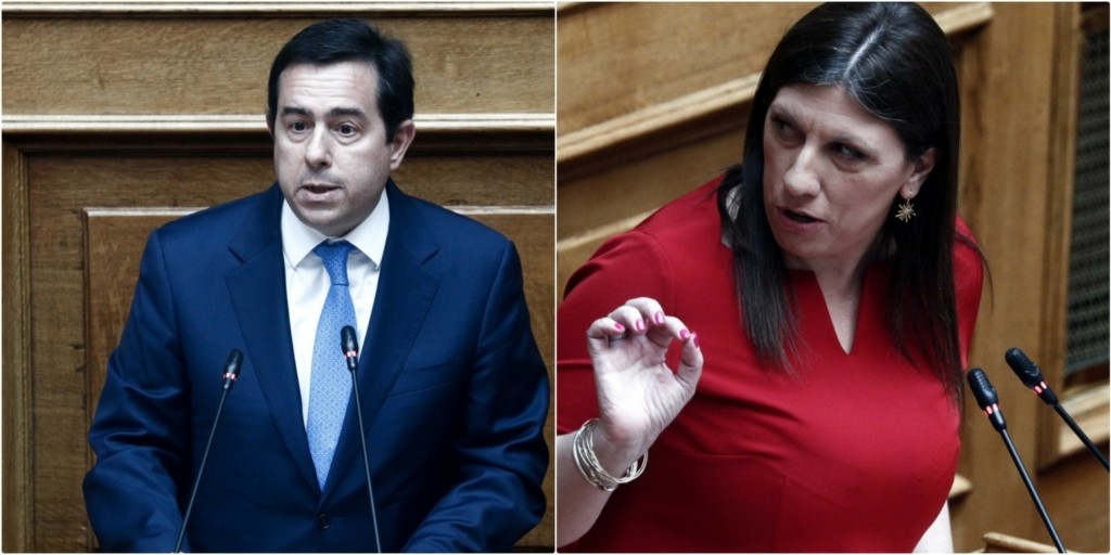Ζωή Κωνσταντοπούλου – Νότης Μηταράκης διασταύρωσαν τα ξίφη τους στη Βουλή
