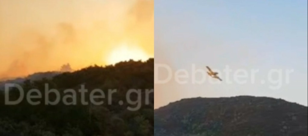 Μαίνεται η μεγάλη φωτιά στη Ρόδο – Φτάνουν ενισχύσεις στο νησί – Σε ύφεση οι φωτιές σε Λακωνία και Δυτική Αττική